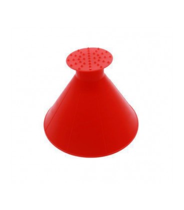 Конусная воронка-лопатка, от снега, для очистки автомобиля, ABS, красная