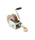 Лебедка WO1000LB ручная барабанная, грузоподъемность до 290кг, длина тросса 7м