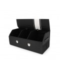 Складной кожаный автомобильный органайзер 690*310*290 мм, Black-White