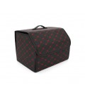 Складной кожаный автомобильный органайзер 400*320*300, Black-Red