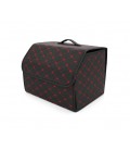 Складной кожаный автомобильный органайзер 400*320*300, Black-Red