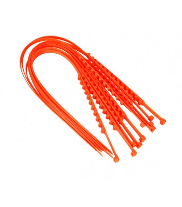 Автомобильная противоскользящая цепь, 20×865 mm, 2 ряда шипов, упаковка 10 шт, Orange