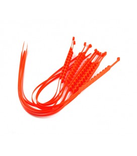 Автомобильная противоскользящая цепь, 20×865 mm, 1 ряд шипов, упаковка 10 шт, Orange