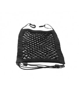 Сетка карман между сиденьями, 30x25см, двухслойная, 2 резинки, Black