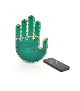 Светящаяся рука на заднее стекло+ пульт, питание от 3*АА(нет в комплекте), Box