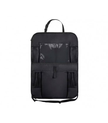 Большой плоский рюкзак-органайзер на спинку сидения, 61x41см, Black