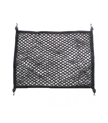 Автомобильный органайзер-сетка/на полик в багажник, 60x90см, крепление на стандартные места багажника, 1 отделение, полипропилен