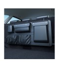 Автомобильний органайзер CABULE в багажник, 90x45см, крепление к задним сидениям ремнями, 5 отделений, PV-кожа, черный