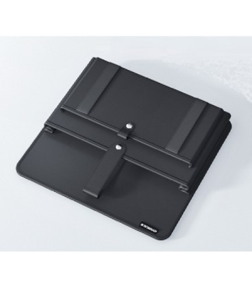 Автомобильний органайзер CABULE в багажник, 39x6x38см, крепление к задним сидениям ремнями, 2 отделения, PV-кожа, черный