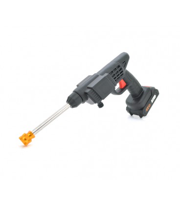 Мойка высокого давления YT-435 21V, 1 аккумулятора, шланг, емкость для распылителя, Case