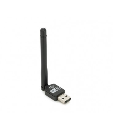 Беспроводной сетевой адаптер с антенной 10см Wi-Fi-USB LV-UW11 -2DB 7601, 802.11bgn, 150MB, 2.4 GHz, WIN7/XP/Vista/2K/MAC/LINUX,