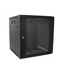 Шкаф Merlion 27U, 600*600*1303mm (Ш*Г*В)мм закаленное стекло, черный, сталь 1,2мм с замком (в разобраном виде!!!)