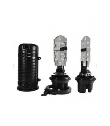 Муфта оптическая Crosver FOSC-TA400/24-1-24 тупикового типа, герметичная, 5 вводов, 4 касеты, до 48 сварок