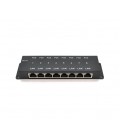 8-портовый POE-инжектор питания, с 8xRJ45 портами Ethernet 10/100Мбит/с, IEEE802.3af/at, 12-57V, PIN45+/78-