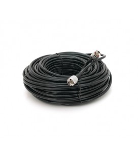 Высокочастотный патчкорд 40 метров, N Type Male (папа,штекер) с двух сторон, цвет черный