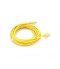 Патч-корд литой RITAR, UTP, RJ45, Cat.5e, 5m, желтый, Cu (медь) Q300