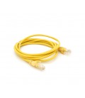 Патч-корд литой RITAR, UTP, RJ45, Cat.5e, 2m, желтый, Cu (медь) Q300