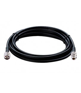 Высокочастотный патчкорд удлинитель 5 метров, N Type Male-N Type Female (папа,штекер-мама,гнездо) цвет черный