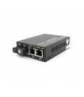 2х портовый медиаконвертор ONV-0110S-SCX-S2-B, 2*100М RJ45 + 1*SC порт ( single mode single fiber,1310/1550nm, 20km )