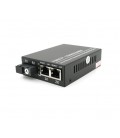 2х портовый медиаконвертор ONV-0110S-SCX-S2-A, 2*100М RJ45 + 1*SC порт ( single mode single fiber,1310/1550nm, 20km )