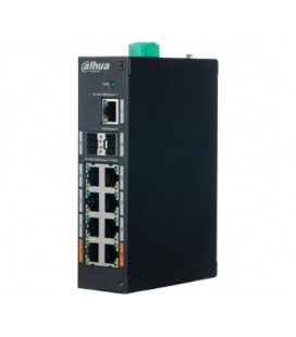 8-портовый неуправляемый гигабитный PoE коммутатор DH-PFS3211-8GT-120, 8x1000M c PoE + 2x SFP1000M + 1x RJ45 1000M, 150 × 110 × 