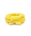 Патч-корд литой RITAR, UTP, RJ45, Cat.5e, 25m, желтый, Cu (медь)