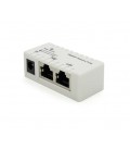 POE инжектор IEEE 802.3af PoE с портом Ethernet 10/100/1000 Мбит/с, White