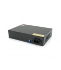 Коммутатор POE 48V с 4 портами POE 100Мбит + 2 порт Ethernet (UP-Link) 100Мбит, корпус – металл, Black, БП вcтроенный, Q20