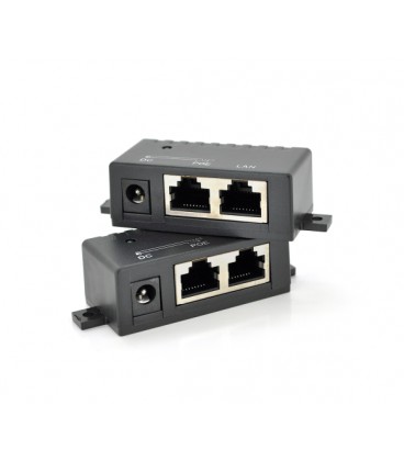POE инжектор IEEE 802.3af PoE с портом Ethernet 10/100/1000 Мбит/с