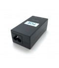 POE инжектор 12V 2A (24Вт) с портами Ethernet 10/100Мbit/s + кабель питания 1,0м