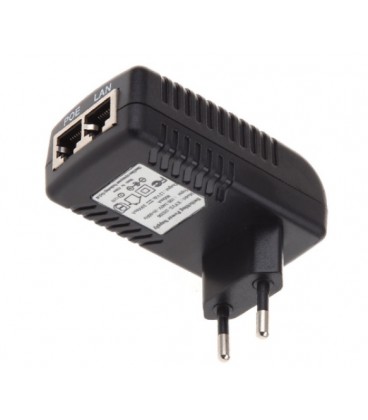 POE инжектор 12V 2A (24Вт) с портами Ethernet 10/100Мбит/с