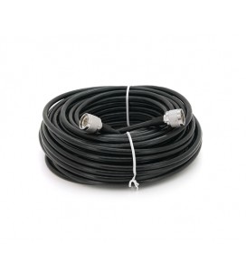 Высокочастотный патчкорд 20 метров, N Type Male (папа,штекер) с двух сторон, цвет черный