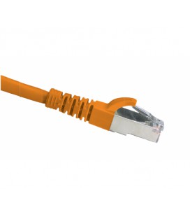 Патч-корд OK-net Кат.6a U/FTP 26AWG LZ0H Оранжевый 1м