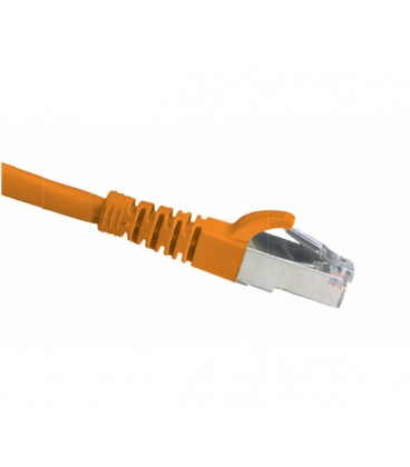Патч-корд OK-net Кат.6a U/FTP 26AWG LZ0H Оранжевый 1м
