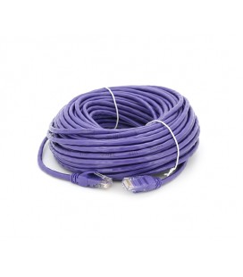Патч-корд литой RITAR, UTP, RJ45, Cat.5e, 25m, фиолетовый, Cu (медь)