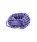 Патч-корд литой RITAR, UTP, RJ45, Cat.5e, 25m, фиолетовый, Cu (медь)