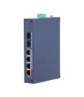Коммутатор управляемый Dahua DH-CHS4206-4ET-90 48V с 4 портами POE 100Мбит + 2 порт SFP 1000Мбит, 154.3×110,4×30 мм