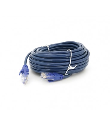 Патч-корд литой RITAR, UTP, RJ45, Cat.5e, 10m, фиолетовый, Cu (медь)