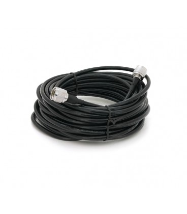 Высокочастотный патчкорд 10 метров, N Type Male (папа,штекер) с двух сторон, цвет черный