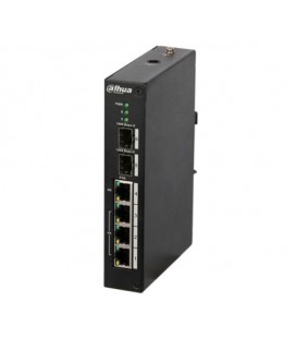 4-портовый управляемый коммутатор POE DH-PFS4206-4P-120 с 3 портами POE 100Мбит + 1 порт POE 1000Мбит + 2 порта SFP 1000Мбит, 12
