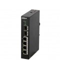 4-портовый управляемый коммутатор POE DH-PFS4206-4P-120 с 3 портами POE 100Мбит + 1 порт POE 1000Мбит + 2 порта SFP 1000Мбит, 12