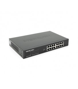 Коммутатор POE Mercury SG116PS 14 портов POE 100Мбит + 2 порт Ethernet (UP-Link) 100 Мбит, БП встроенный, крепления в стойку, BO
