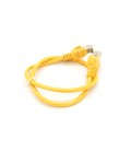 Патч-корд литой RITAR, UTP, RJ45, Cat.5e, 0,3m, желтый, Cu (медь)