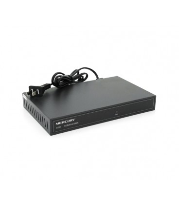 Коммутатор POE 48V Mercury S109P 8 портов POE + 1 порт Ethernet (Uplink) 10/100 Мбит/сек, БП в комплекте, BOX Q200 (285*223*68) 