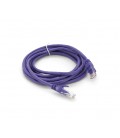 Патч-корд литой RITAR, UTP, RJ45, Cat.5e, 3m, фиолетовый, Cu (медь)