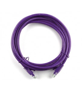 Патч-корд литой RITAR, UTP, RJ45, Cat.5e, 1,5m, фиолетовый, Cu (медь)