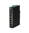 4-портовый POE коммутатор Dahua с 1x SFP и 1x RJ45 (1000M) портами DH-PFS3106-4ET-60