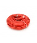 Патч-корд литой RITAR, UTP, RJ45, Cat.5e, 25m, красный, Cu (медь)