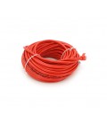 Патч-корд литой RITAR, UTP, RJ45, Cat.5e, 15m, красный, Cu (медь)