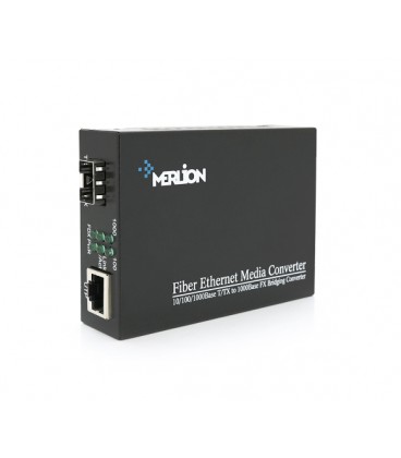 Медиаконвертер под SFP модуль (IC+175), 10M/100M/1000M, (0 +70°C), + блок питания 5V 1A (евро вилка) Q10